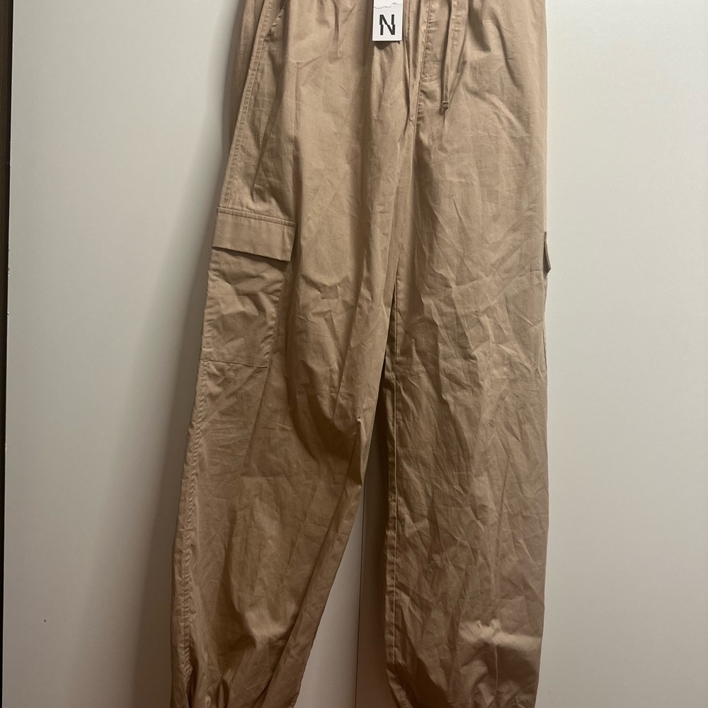 NEW 💫💫💫 Noisy may Women's Wide Leg Pants in Tan - Picture 6 of 7